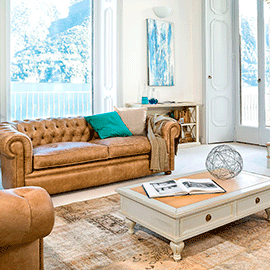 Cómo decorar un salón vintage