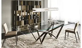 Mesa de comedor de diseño Marathon Cattelan