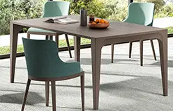 Mesa de comedor fija nórdica Deva