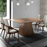 Mesa comedor con cristal Blackpool Ángel Cerda