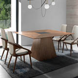 Mesa comedor con cristal Blackpool ngel Cerda