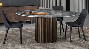 Mesa de comedor redonda Dorian Bonaldo Mesa de comedor redonda Dorian Bonaldo