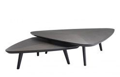 Mesa de centro madera Lauren set de 2