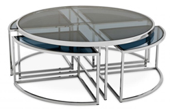 Mesa de centro cristal Padova