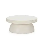 Mesa de centro minimalista blanca