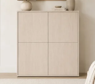 Armario roble 4 puertas nórdico Osaka
