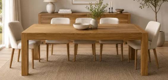 Mesa de comedor 5 extensibles Osaka