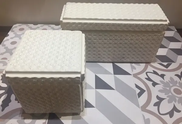 Set 3 Cajas capitone