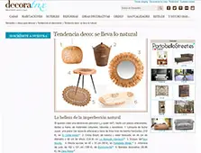Tendencia deco: se lleva lo natural