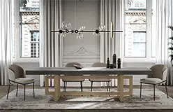 Mesa de comedor microcemento grande Dadú