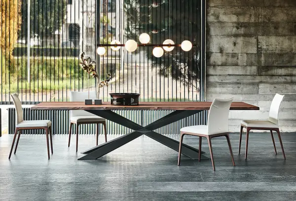 Mesa de comedor moderna Spyder