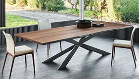 Mesa de comedor moderna Spyder Mesa de comedor moderna Spyder