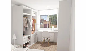 Vestidor con escritorio Remir