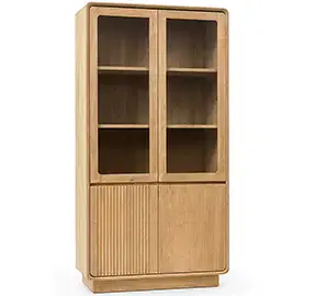 Vitrina 4 puertas madera de teka Eyre