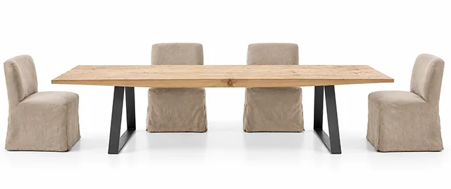 Mesa de comedor Fly madera centenaria