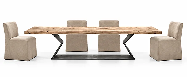 Lámpara Oregón madera centenaria Led
