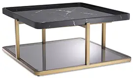 Mesa de rincón mármol Grantir lig. defectos