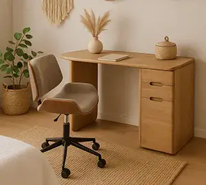 Escritorio natural de madera mango Mangur Escritorio natural de madera mango Mangur