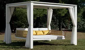 Cama columpio de jardín Narea