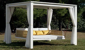 Cama columpio de jardín Narea
