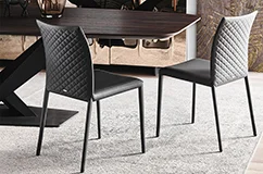 Silla tapizada Norma Couture Cattelan Silla tapizada Norma Couture Cattelan