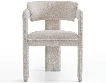 Sillón madera de fresno y tapizado Iris Pacini y Cappellini