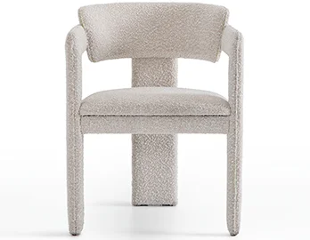 Sillón madera de fresno y tapizado Iris Pacini y Cappellini