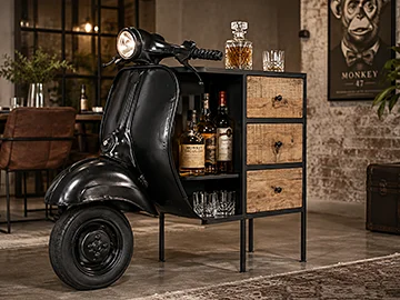 Barra de bar moto delantero Vespa Barra de bar moto delantero Vespa