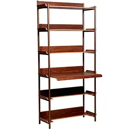 Librería con escritorio industrial Friyay