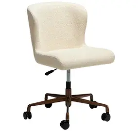 Silla de oficina tapizada Glam