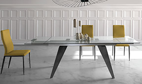 Mesa de comedor extensible metal Tolova