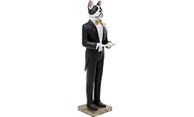 Figura decorativa Mayordomo perro Alfred Kare