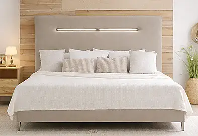 Cabecero tapizado con luz led Lumen Cabecero tapizado con luz led Lumen