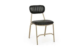 Silla negra vintage Addy Silla negra vintage Addy