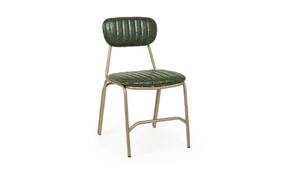 Silla verde oscuro vintage Addy Silla verde oscuro vintage Addy