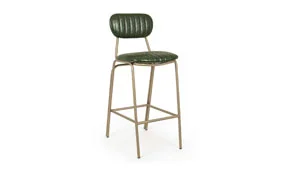 Taburete bar verde oscuro vintage Addy Taburete bar verde oscuro vintage Addy