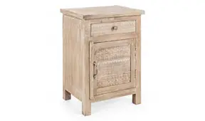 Mesita de noche 1 puerta 1 cajon vintage Mayra