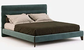 Cama tapizada de diseño Yumi Cama tapizada de diseño Yumi