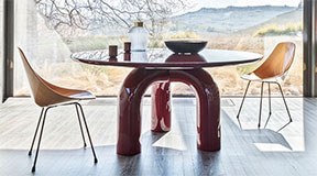 Mesa de comedor redonda Elephante by Mogg