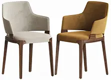 Sillón tapizado Velis Potocco