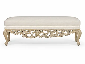 Taburete pie de cama christine vintage Artisan