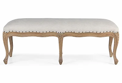 Taburete pie de cama vintage Artisan