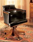 Sillon Piel Giratorio Rio