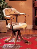 Sillon Piel Giratorio Roma
