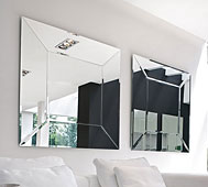 Espejo de diseño cuadrado Costantia Tonin Casa