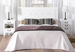 Cabecero Vintage Blanco Madison