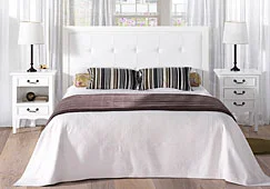 Cabecero Vintage Blanco Madison