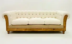 Sofá 3 Plazas Vintage Chesterfield