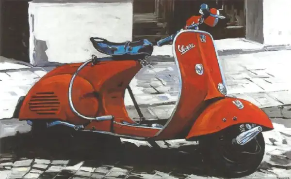 Cuadro vespa 07