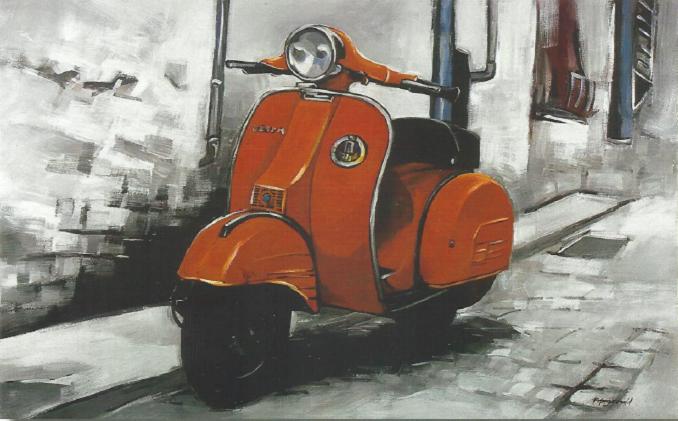 Cuadro Vespa 08 Cuadro Vespa 08